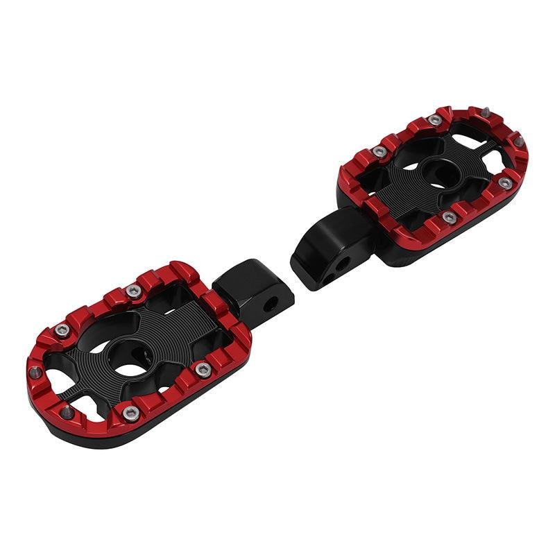 Rear footpegs black/red Low Rider - obrazek 4