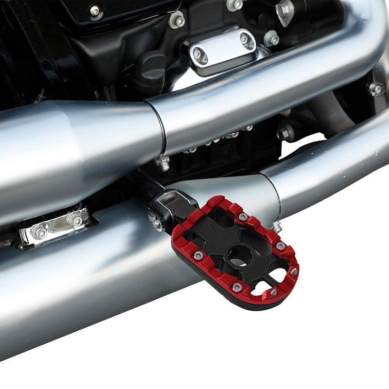 Rear footpegs black/red Low Rider - obrazek 5