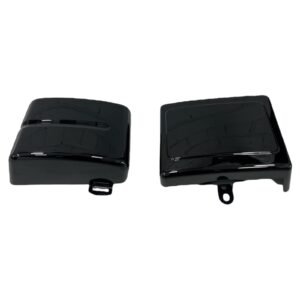Battery cover set black Softail Dyna 00-17