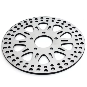 Rear brake disc silver 26cm