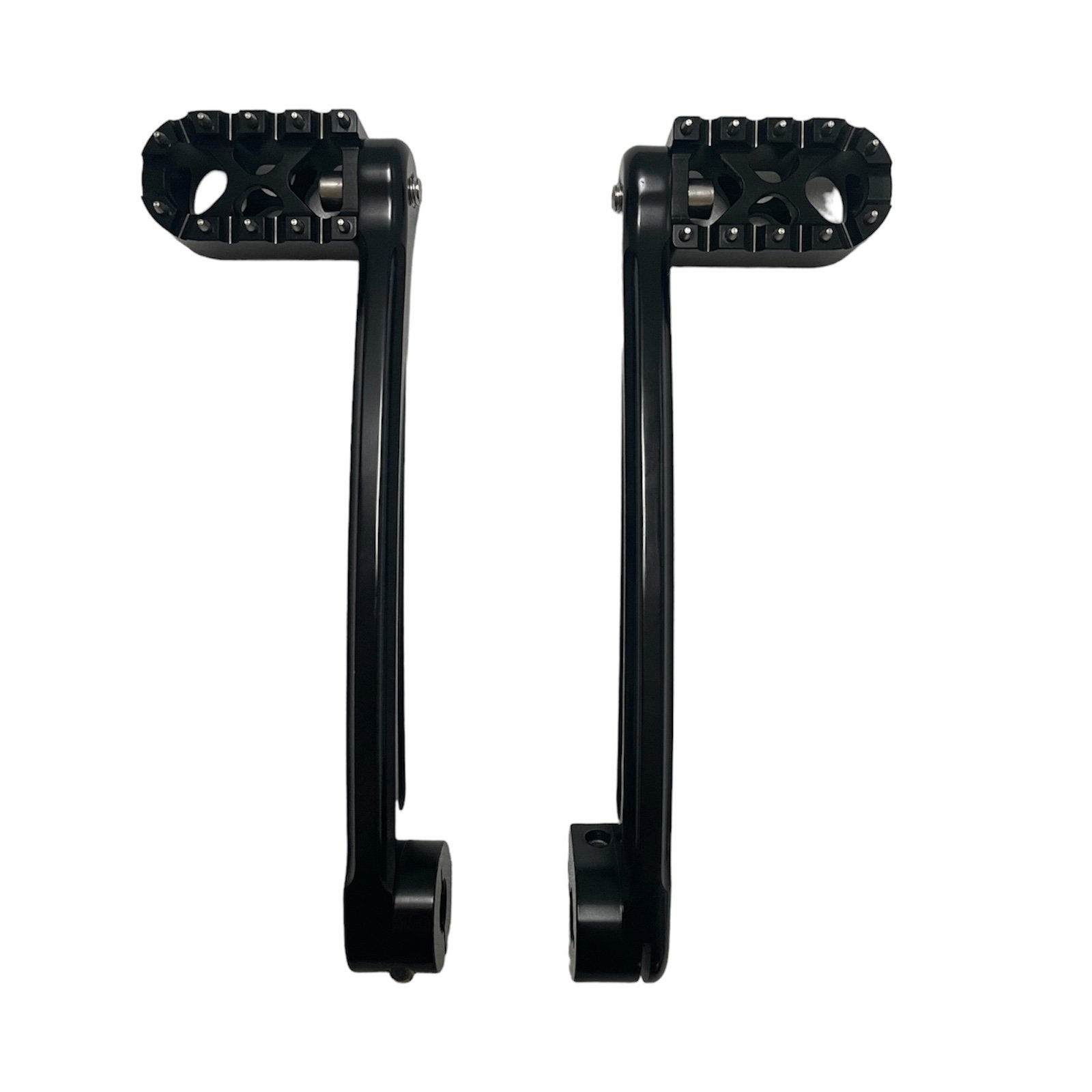 Brake arm pedal/gear shift lever pegs black MX style - obrazek 5