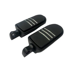 Rear footpegs black Touring 94-23