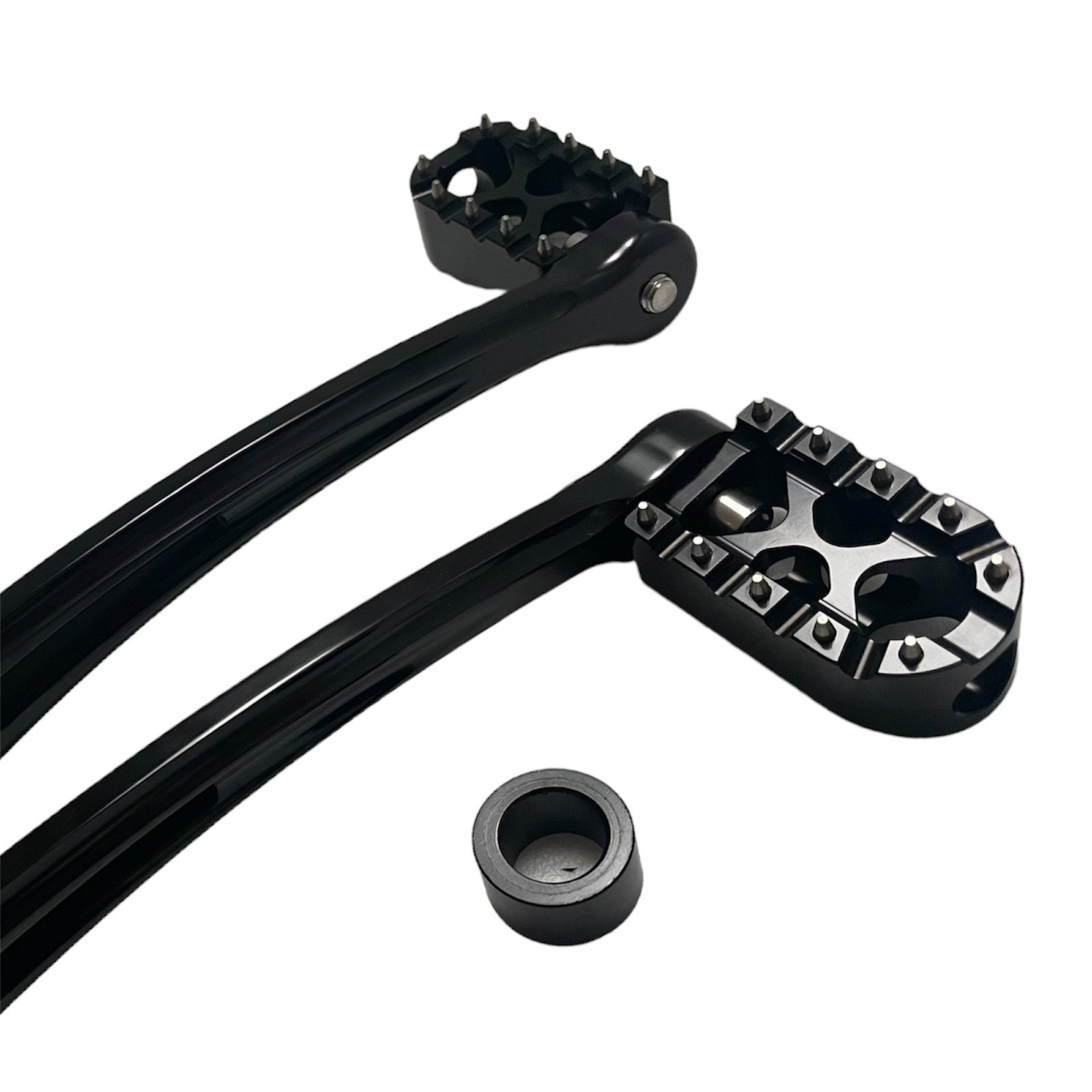 Brake arm pedal/gear shift lever pegs black MX style - obrazek 6