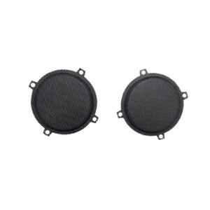 Front fairing speaker grills black metal mesh 5.25" for Street Glide 96–13