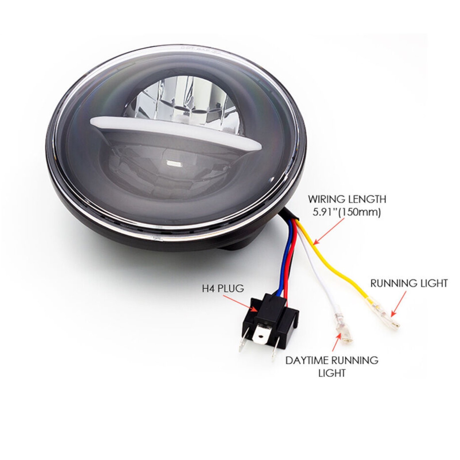 Headlight 5,75" LED - obrazek 4