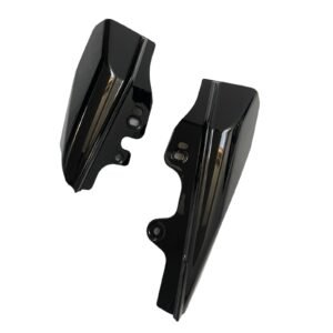Mid frame air deflectors black for Touring 01-08