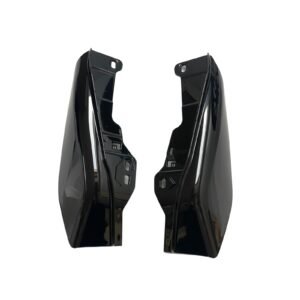 Mid frame air deflectors black for Touring 09-23