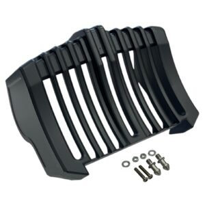 Oil cooler cover matte black Touring 17–23