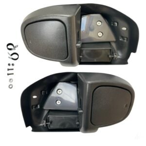 Lower vented leg fairing black for Touring 14-23